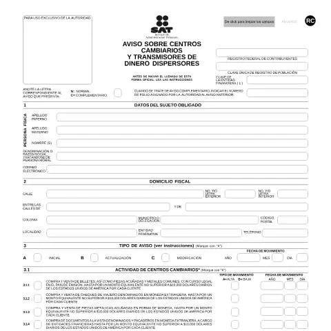 Vista previa del documento El Aviso RC y su Impacto en la Actividad Financiera — Impuestos (CERFA n°RC)