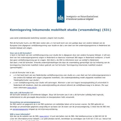 Documentvoorvertoning: Belang van het Kennisgeving Inkomende Mobiliteit Student Formulier — Immigratie & visa (CERFA n°7068)