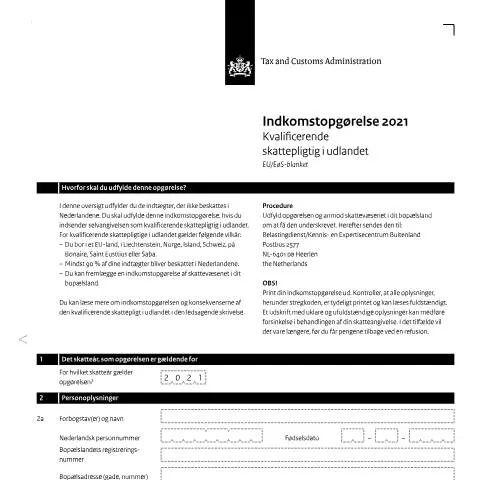 Documentvoorvertoning: Belang van de Inkomensverklaring 2021 voor uw belastingzaken — Belastingen (CERFA n°ib0591z11folden)