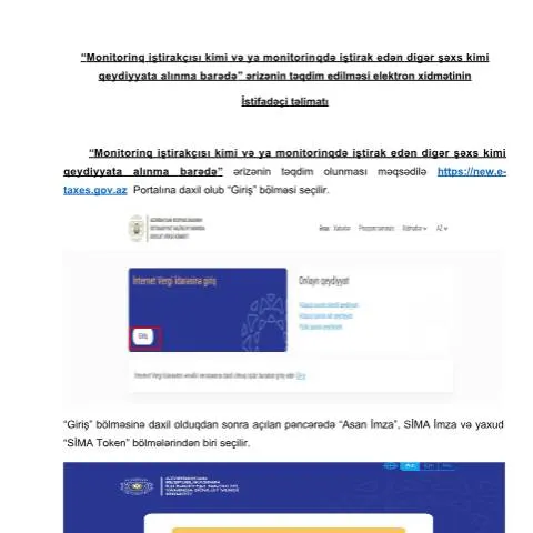 Document preview: Monitorinq iştirakçısı kimi qeydiyyata alınma prosesi — İdarəetmə prosedurları