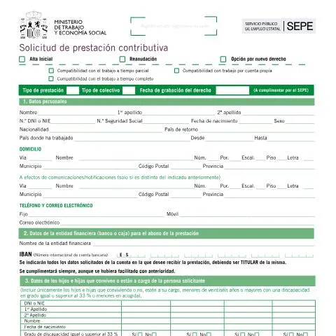 Vista previa del documento Cómo Solicitar la Prestación Contributiva por Desempleo — Impuestos