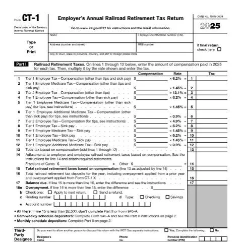 Document preview: A Comprehensive Guide to IRS Form CT-1 — Taxes (CERFA n°CT1)