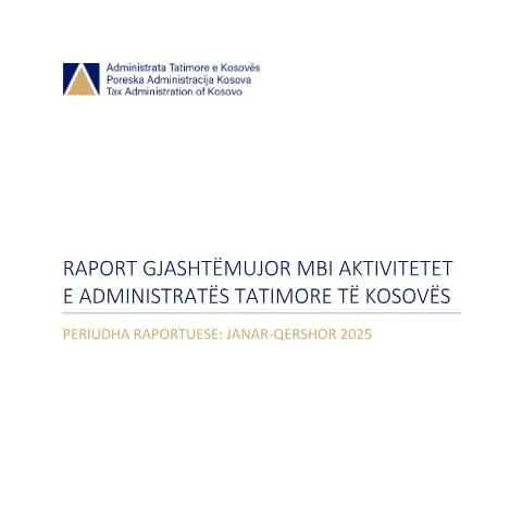 Document preview: Rëndësia e Raportit Gjashtëmujor të ATK — Procedura administrative