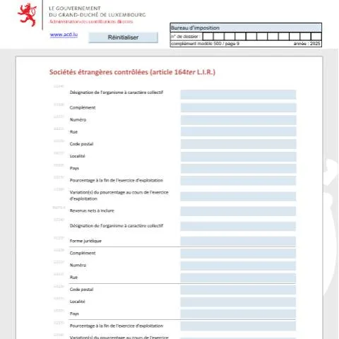 Aperçu du document Comprendre les Sociétés Étrangères Contrôlées au Luxembourg — Démarches administratives (CERFA n°secf)