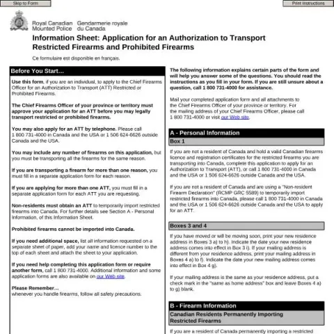 Document preview: Guide to Applying for Firearm Transport Authorization in Canada — Legal & justice (5490e)