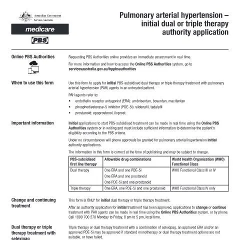 Document preview: Navigating the PB303 for PAH Therapy Applications — Health (CERFA n°PB303)