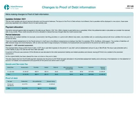 Document preview: A Guide to the IR1145 Form for Taxpayers — Government & admin (CERFA n°IR1145)