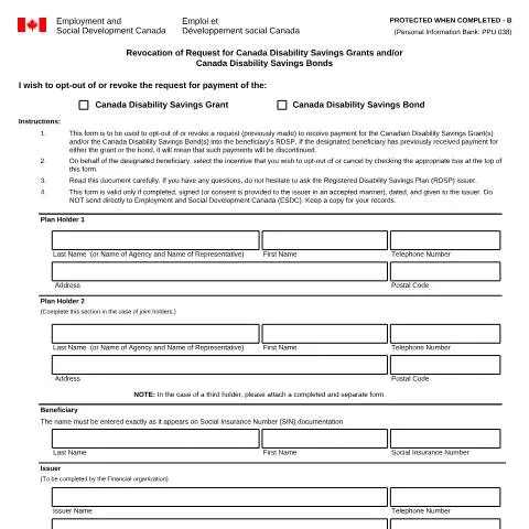 Document preview: Understanding Form EMP5490 for Disability Savings Plan Management — Government & admin (CERFA n°EMP5490)