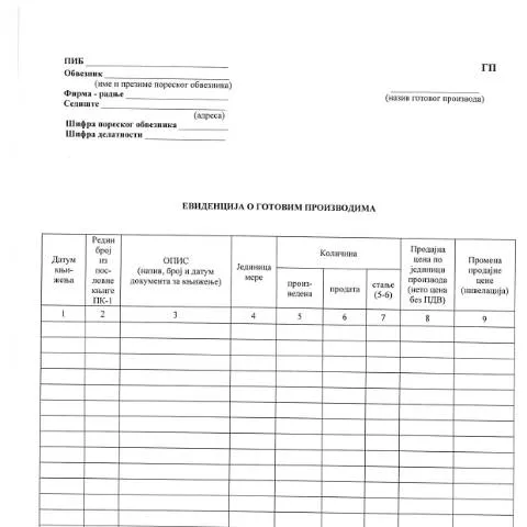Document preview: Razumevanje Obrazac GP u poslovnoj administraciji — Administrativne procedure (CERFA n°ObrazacGP)