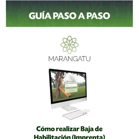 Vista previa del documento Procedimiento para dar de baja la habilitación de imprenta en Paraguay — Trámites administrativos