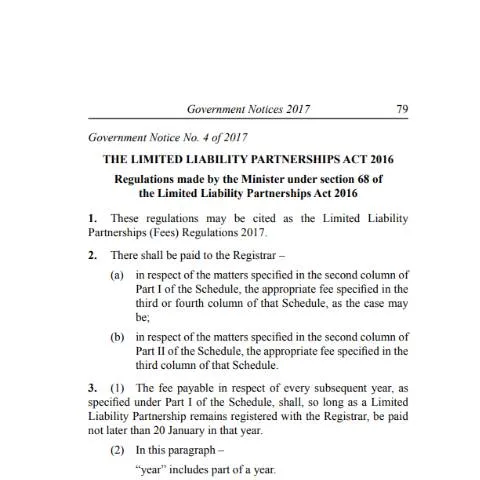 Document preview: Comprehensive Guide to the LLP Document in Mauritius — Business (CERFA n°LLP-)