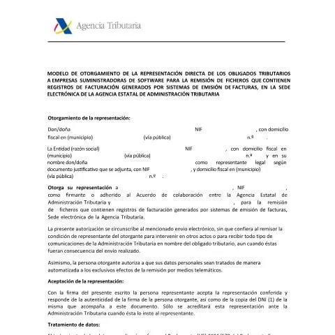 Vista previa del documento Importancia del Modelo de otorgamiento de representación directa — Trámites administrativos
