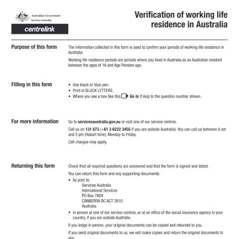Document preview: Navigating the AUS027 Verification Process for Residency — Benefits & social aid (CERFA n°AUS027)