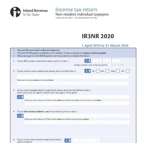 Document preview: Essential Guide to the IR3NR Form for Non-Residents — Taxes (CERFA n°IR3NR)