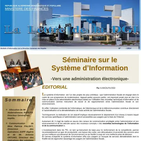 Aperçu du document Comprendre la lettre de la DGI SI pour une meilleure gestion fiscale — Démarches administratives (CERFA n°LDGI SI)