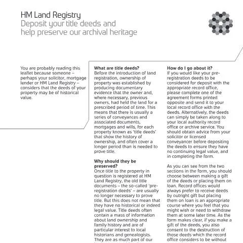 Document preview: Understanding Title Deeds and Their Importance in Property — Property & real estate