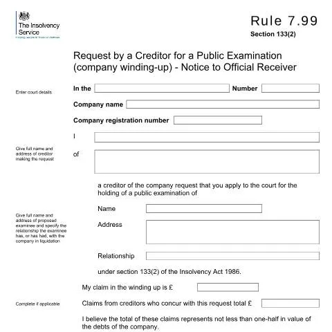 Document preview: Understanding the Role of Rule 7.99 in Company Winding-Up — Legal & justice