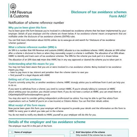 Document preview: Navigating Form AAG7: A Guide for Employers and Employees — Taxes