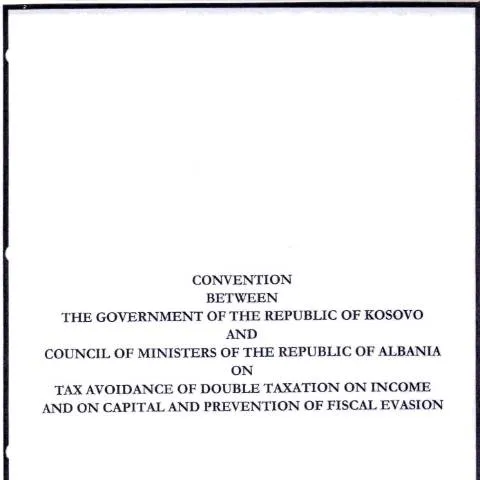 Document preview: Shkarkoni Marrëveshjen për Shmangien e Tatimit të Dyfishtë — Tatime & fiskalitet