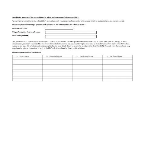 Document preview: SDLT Manual 62047 Schedule Requirements for Complex Property — Taxes