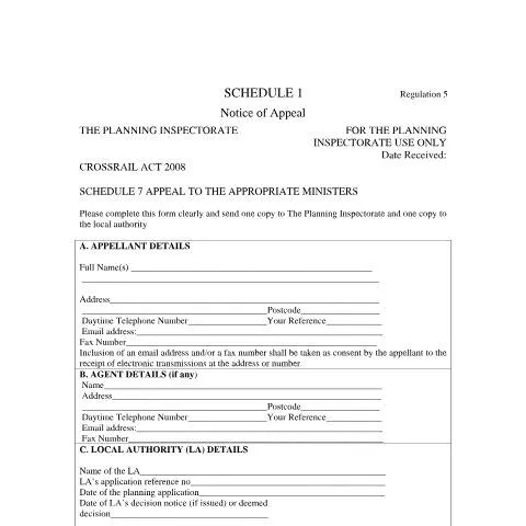 Document preview: Understanding the Crossrail Planning Appeals Process — Planning & building works