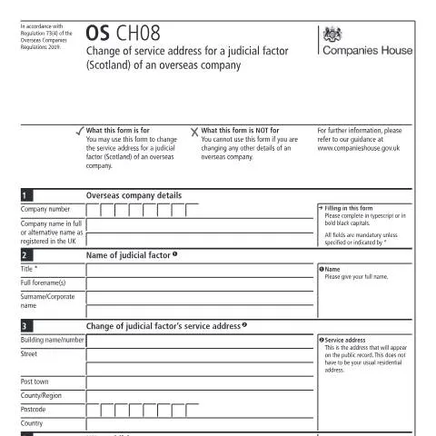 Document preview: Step-by-Step Guide to the OS CH08 Form for Overseas Companies — Government & admin