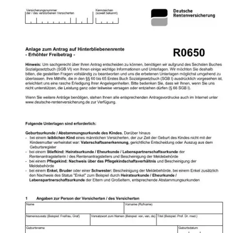 Dokumentvorschau: Prüfung des erhöhten Freibetrags bei Hinterbliebenenrente — Rente & Pension (R0650)