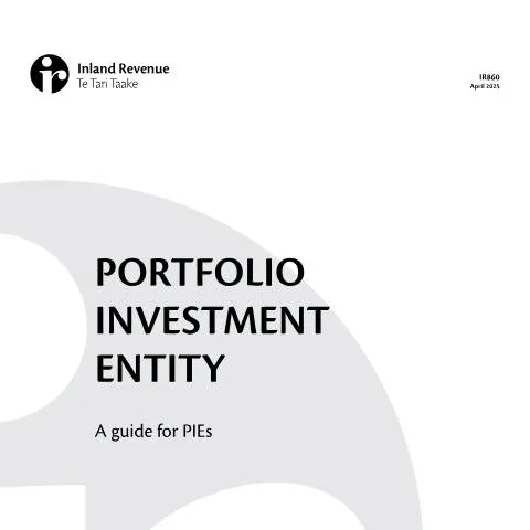 Document preview: Understanding the Portfolio Investment Entity Guide IR860 — Taxes (CERFA n°IR860)