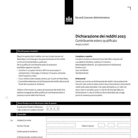 Documentvoorvertoning: Belang van de Inkomensverklaring 2023 voor Buitenlandse Inkomsten — Belastingen (CERFA n°ib0591z31folita)