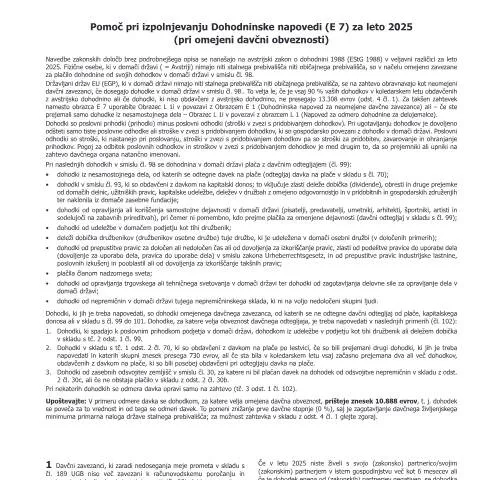 Dokumentvorschau: E8-SL: Unterstützung bei der Einkommensteuererklärung 2025 für — Steuern (CERFA n°E8-SL)