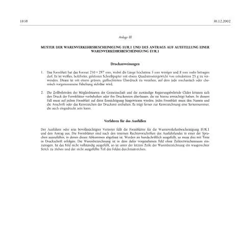 Aperçu du document Comprendre le Certificat EUR.1 pour vos Exportations — Douane & import-export (CERFA n°certificat-eur1)