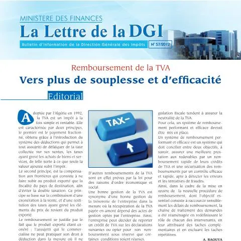 Aperçu du document Comprendre le LDGI 57 et son impact fiscal en Algérie — Démarches administratives (CERFA n°LDGI 57)