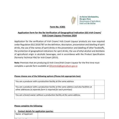 Document preview: Understanding the 2024 Irish Cream Verification Process — Government & admin