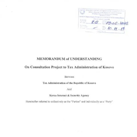 Document preview: Rëndësia e Marrëveshjes ATK dhe KISA në Sigurinë Kibernetike — Procedura administrative