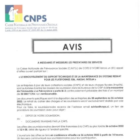 Aperçu du document Comprendre l'avis REDHAT de la CNPS pour les entreprises — Démarches administratives
