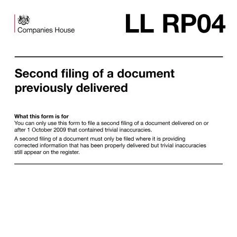 Document preview: Rectify Errors in Your Limited Liability Partnership Filings — Business