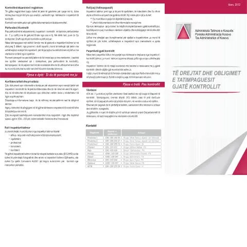 Document preview: Rëndësia e formularit për tatimpaguesit në Kosovë — Tatime & fiskalitet