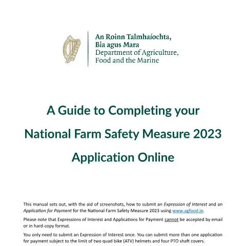 Document preview: Enhancing Safety in Irish Farming: Your 2023 Guide — Government & admin