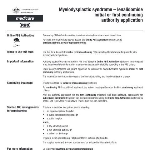 Document preview: Understanding the PB012 Form for Myelodysplastic Syndrome — Health (CERFA n°PB012)
