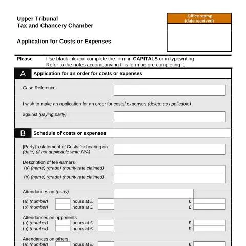 Document preview: Upper Tribunal Cost Recovery: Understanding Form FTC2 Applications — Legal & justice