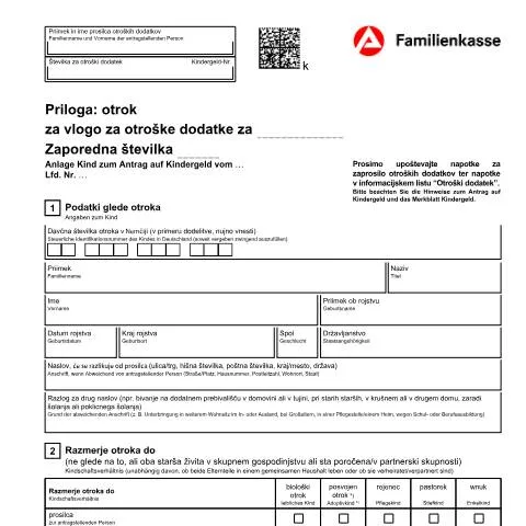 Dokumentvorschau: Wichtige Informationen zum Formular kg1-slo-anlagekind_ba033795 — Familie (CERFA n°kg1-slo-anlagekind_ba033795)