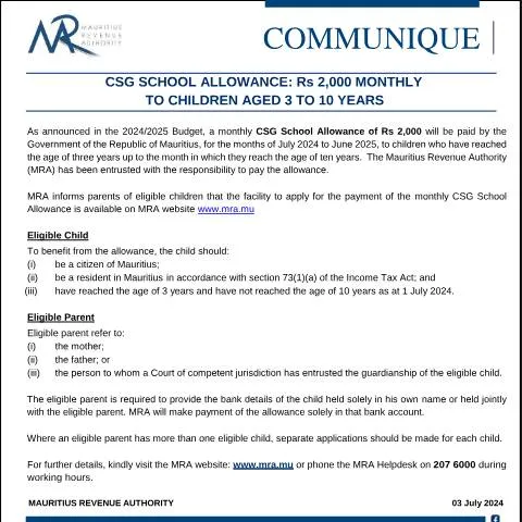 Document preview: Financial Support for Families: CSG School Allowance Explained — Government & admin (CERFA n°CSGSchoolAllowance030724)