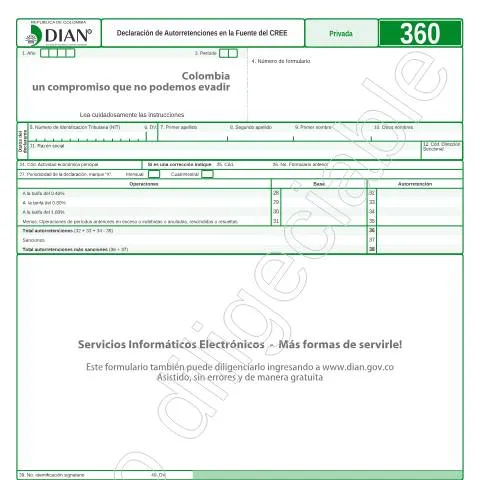 Vista previa del documento Importancia de las Autorretenciones en la Fuente del CREE en Colombia — Impuestos (CERFA n°F360-2016)