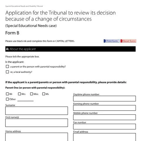 Document preview: Requesting a Review of SEN Decisions in the UK — Legal & justice
