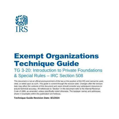 Document preview: Navigating IRS Publication 5525 for Private Foundations — Taxes (CERFA n°PUB-5525)