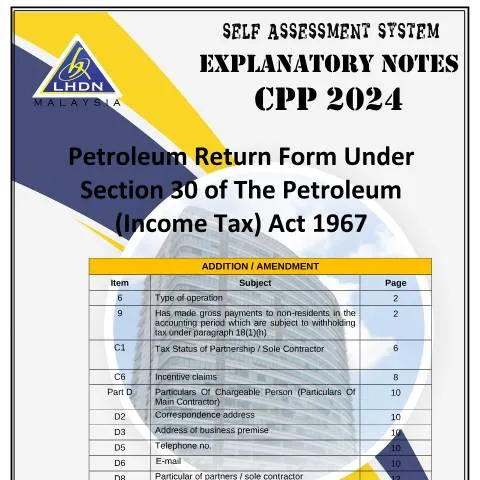 Document preview: Mengapa Borang CPP 2024 Penting dalam Industri Petroleum? — Cukai & percukaian