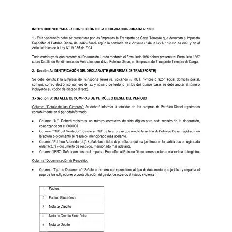 Vista previa del documento Todo sobre la Declaración Jurada Anual de Compras de Petróleo Diésel — Trámites administrativos (CERFA n°1986)