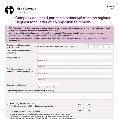 Document preview: A Comprehensive Guide to the IR315A Form for Business Owners — Government & admin (CERFA n°IR315A)
