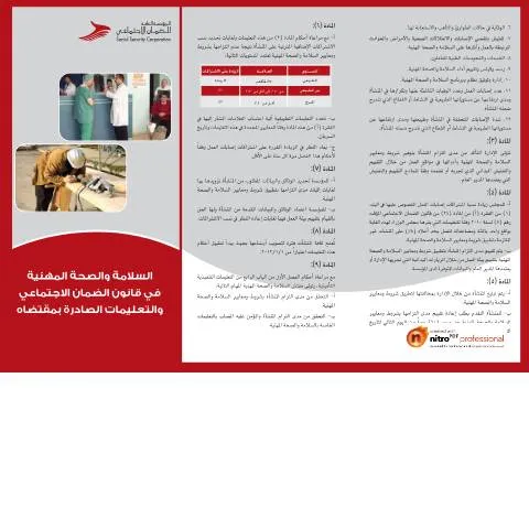 Document preview: خطوات التحضير لجائزة التميز في السلامة والصحة المهنية — الإجراءات الإدارية (CERFA n°نشرات ارشادية)