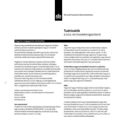 Documentvoorvertoning: Belang van de Inkomensverklaring 2022 voor Buitenlandse — Belastingen (CERFA n°ib0591t21plhon)